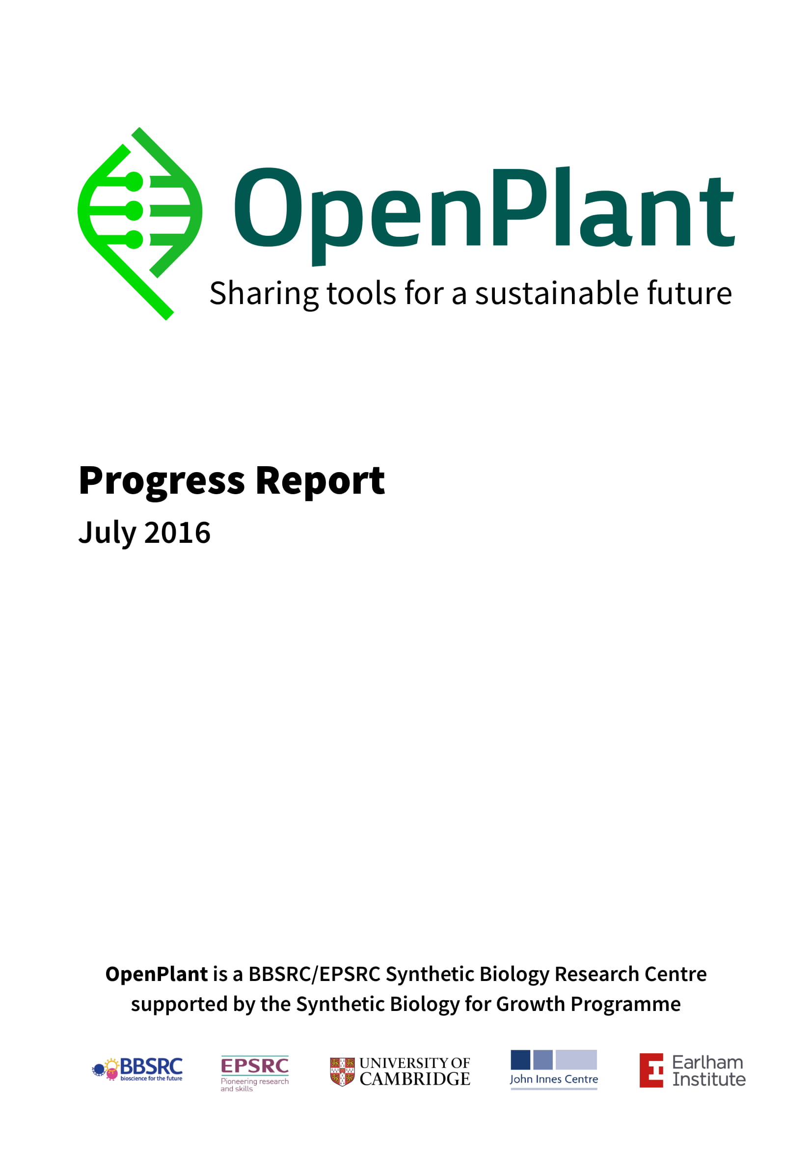 Progress Report 2016