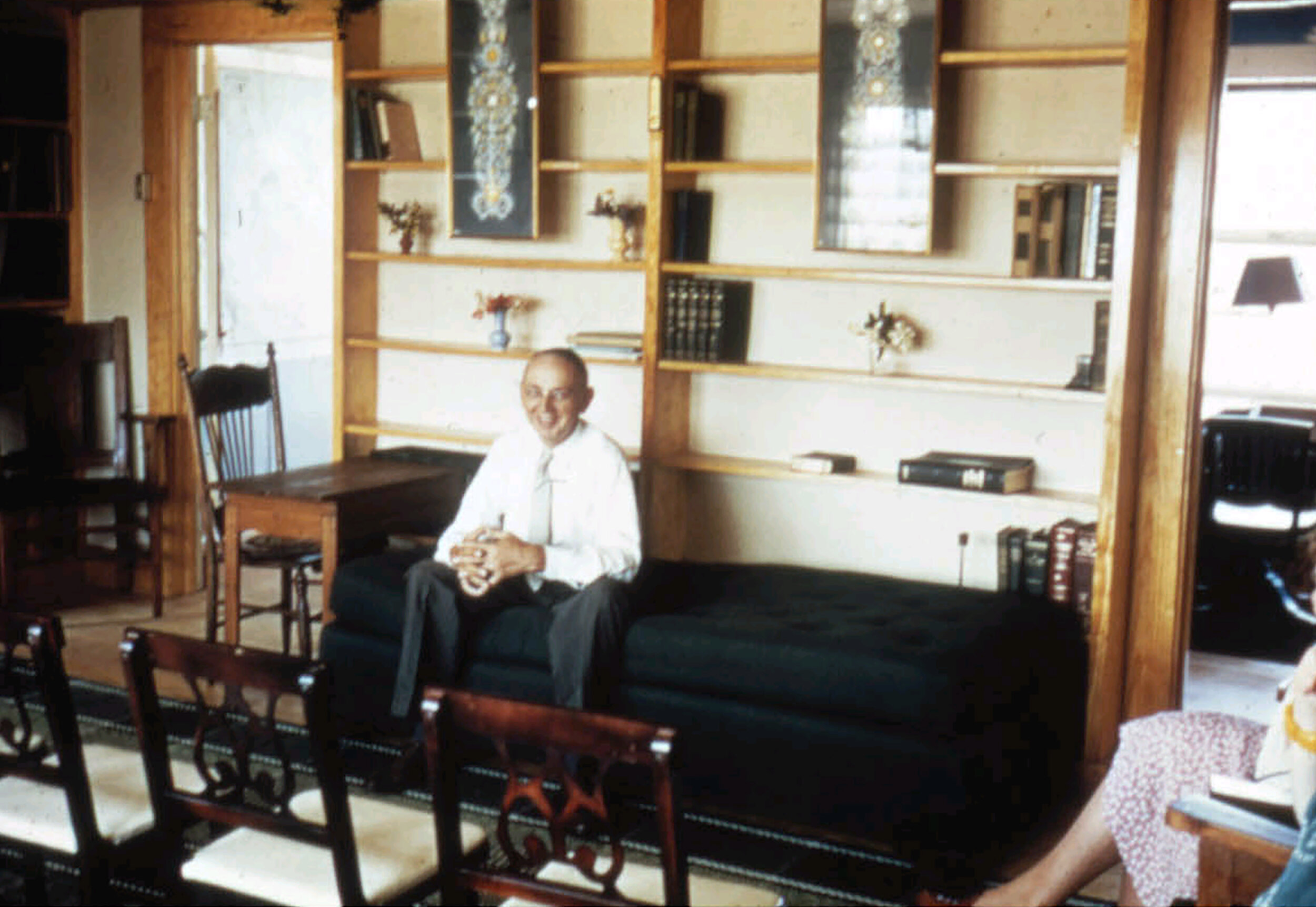 Edgar Cayce on the couch used for his readings. Used by permission–Edgar Cayce Foundation–Virginia Beach, VA; EdgarCayce.org