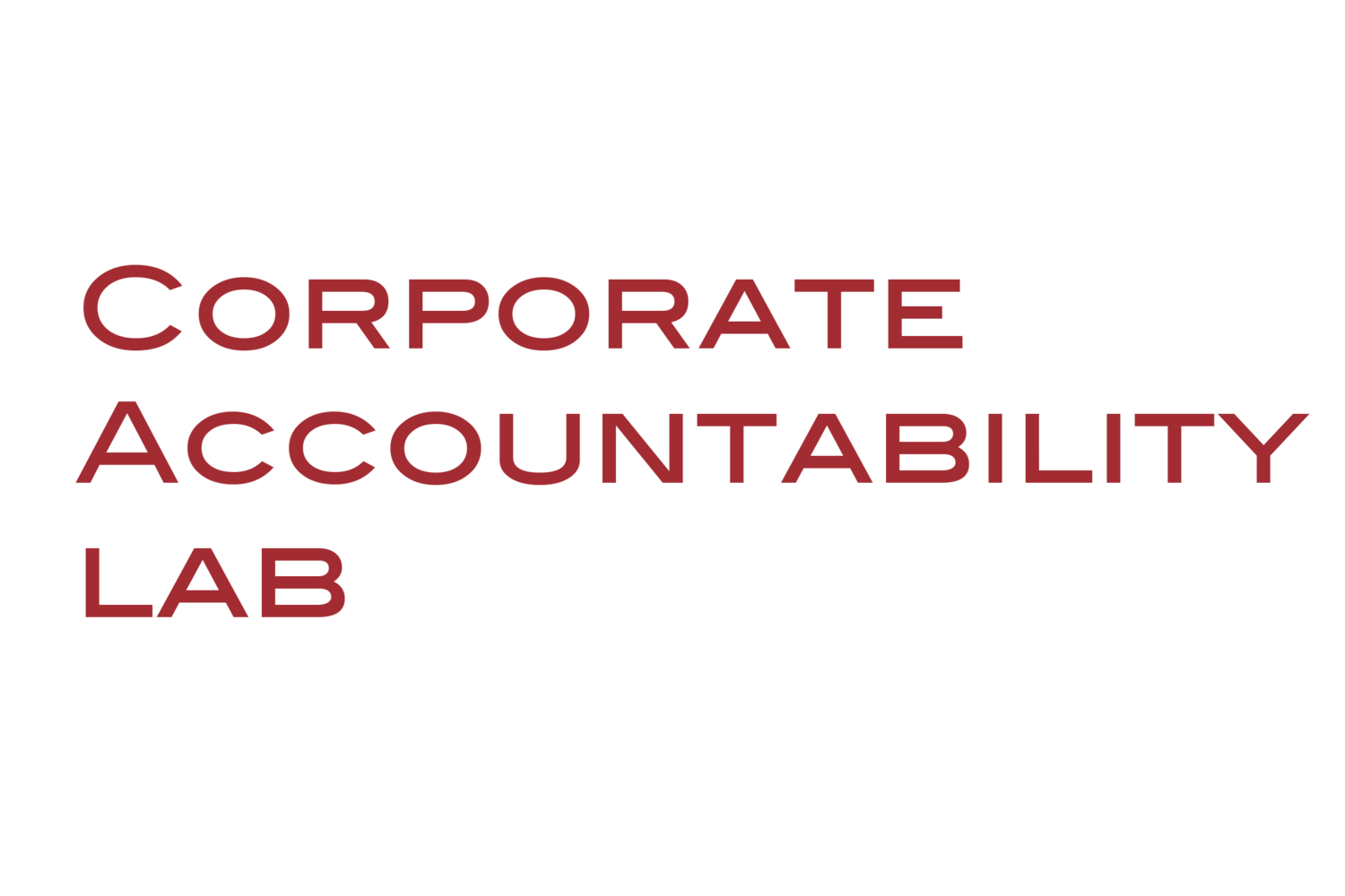Corporate Accountability Lab