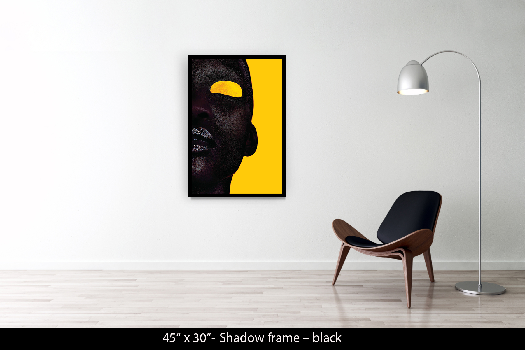 45"x30" | Shadow Frame Black