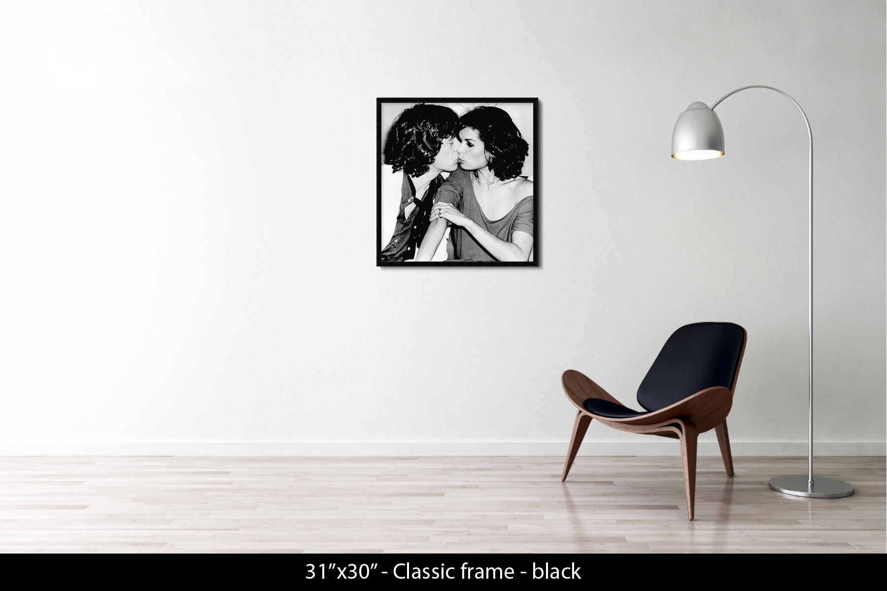 31"x30" | Classic Frame Black