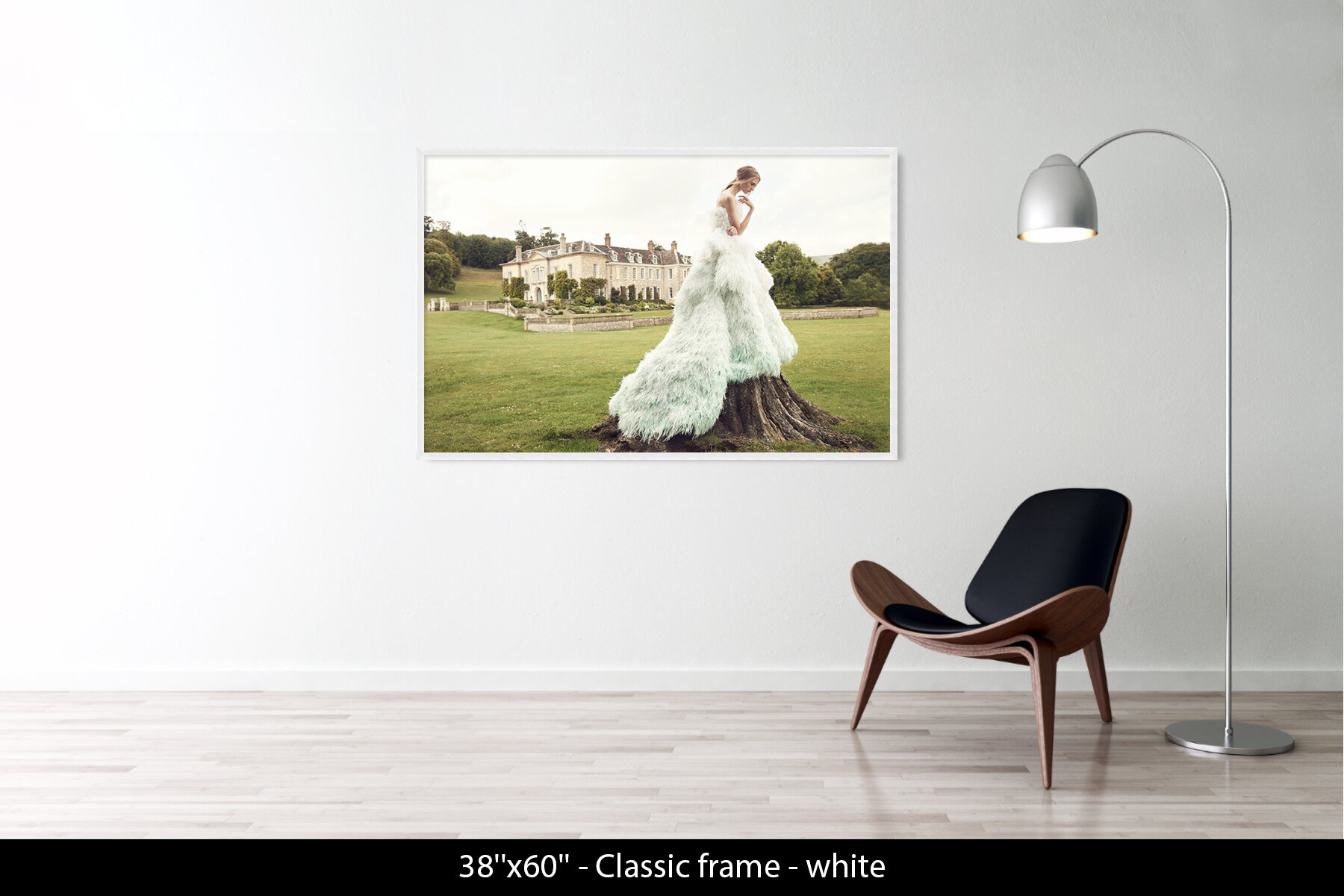 38"x60" | Classic Frame White