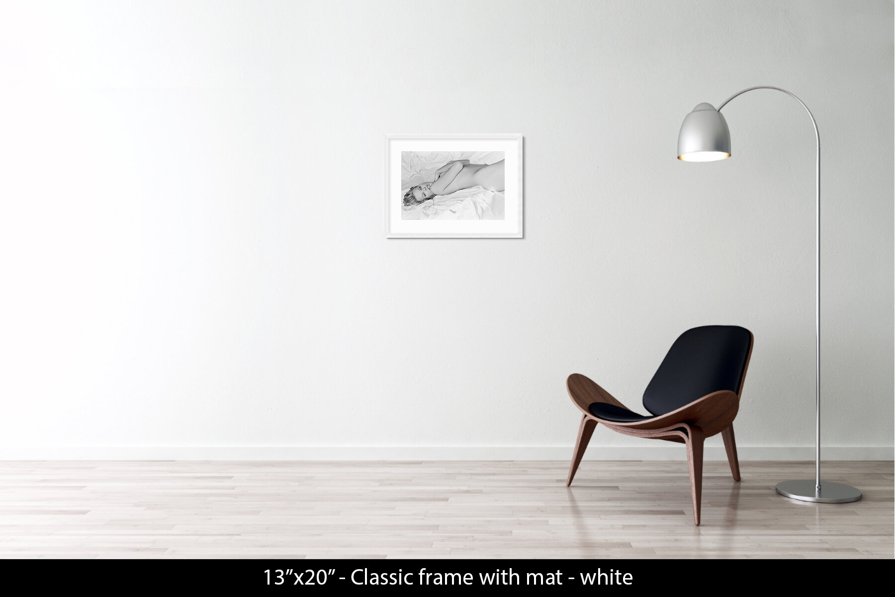 13"x20" | Classic Frame + Mat White