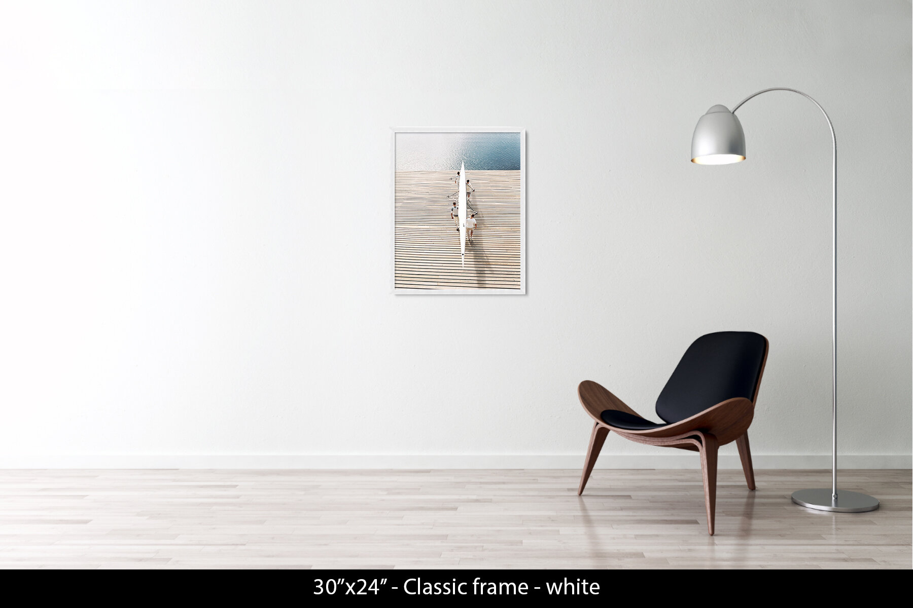 30"x24" | Classic Frame White