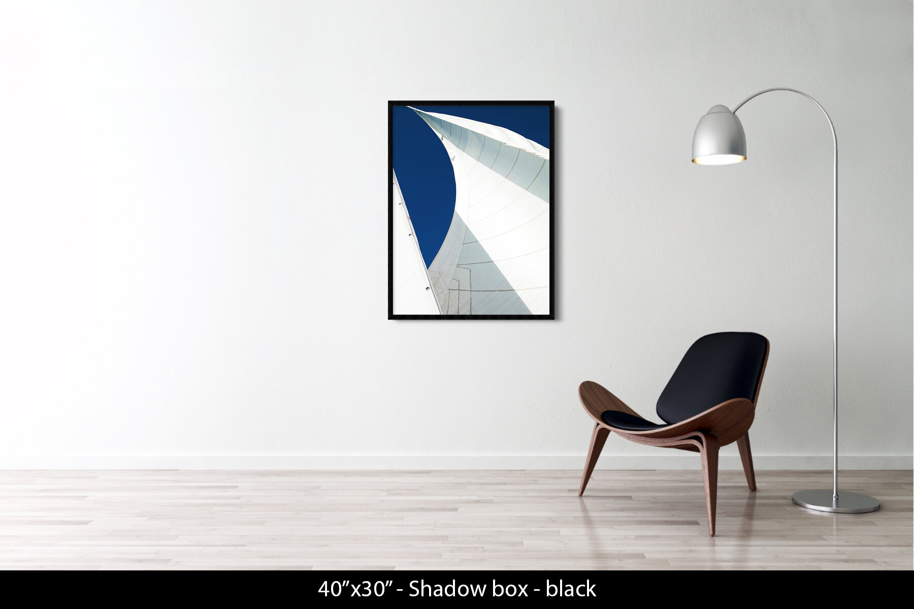 40"x30" | Shadow Frame Black