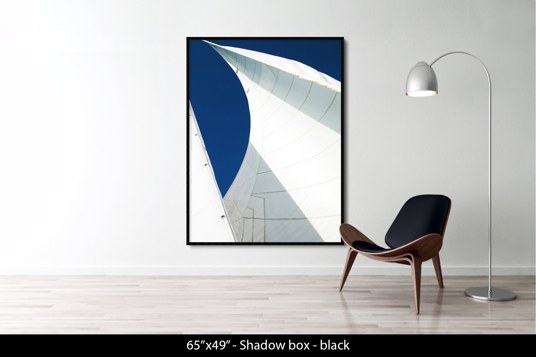 65"x49" | Shadow Frame Black