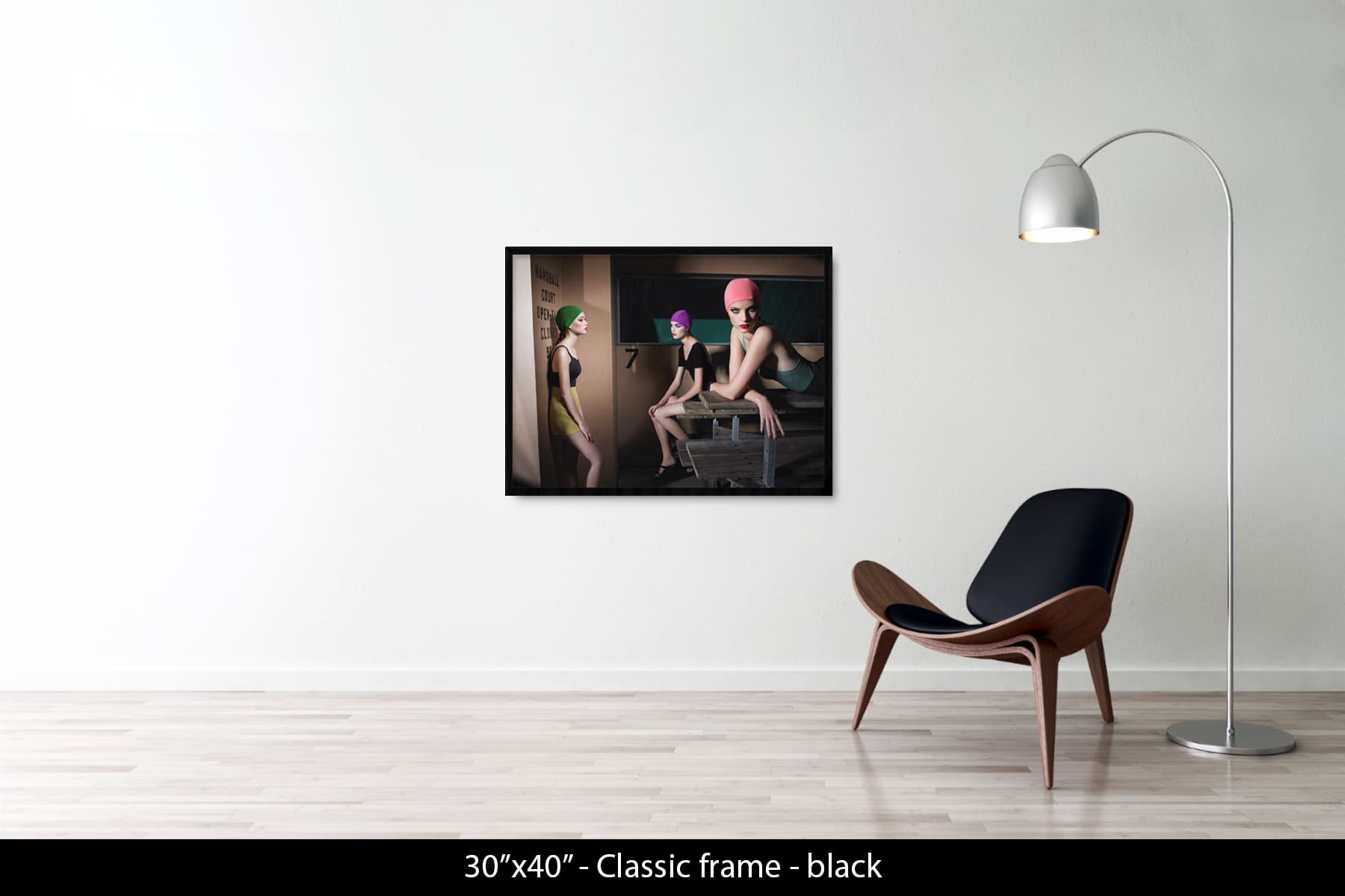 30"x45" | Classic Frame Black