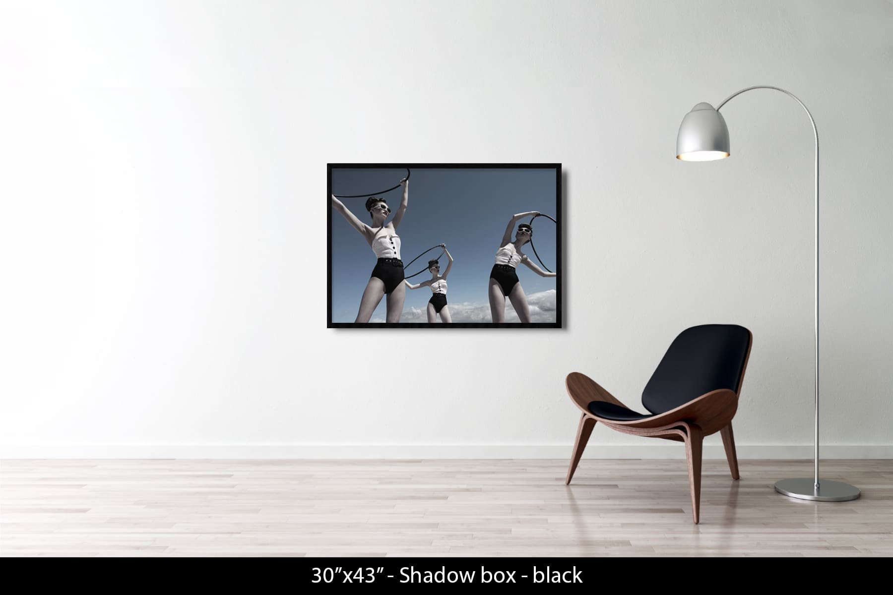 30"x45" | Shadow Frame Black