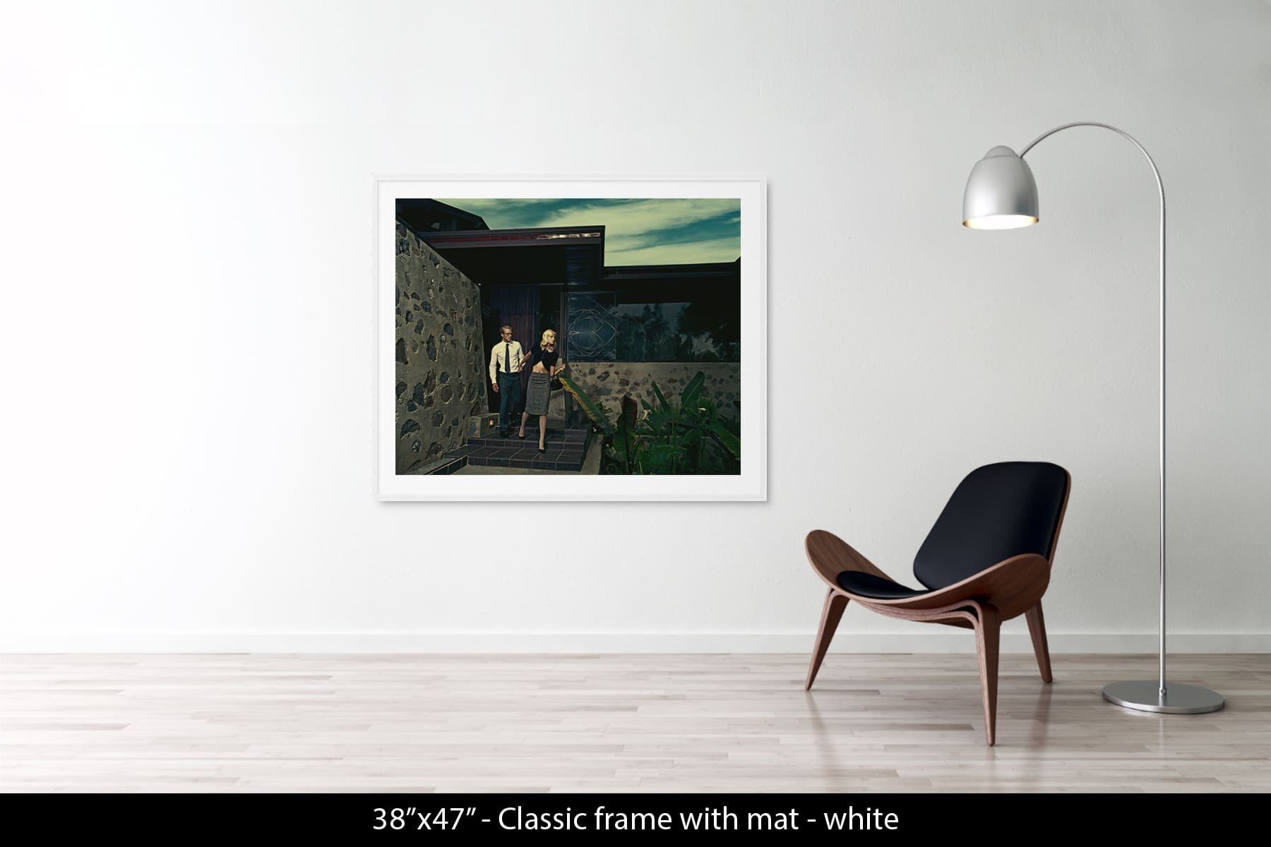 38"x47" | Classic Frame White + Mat