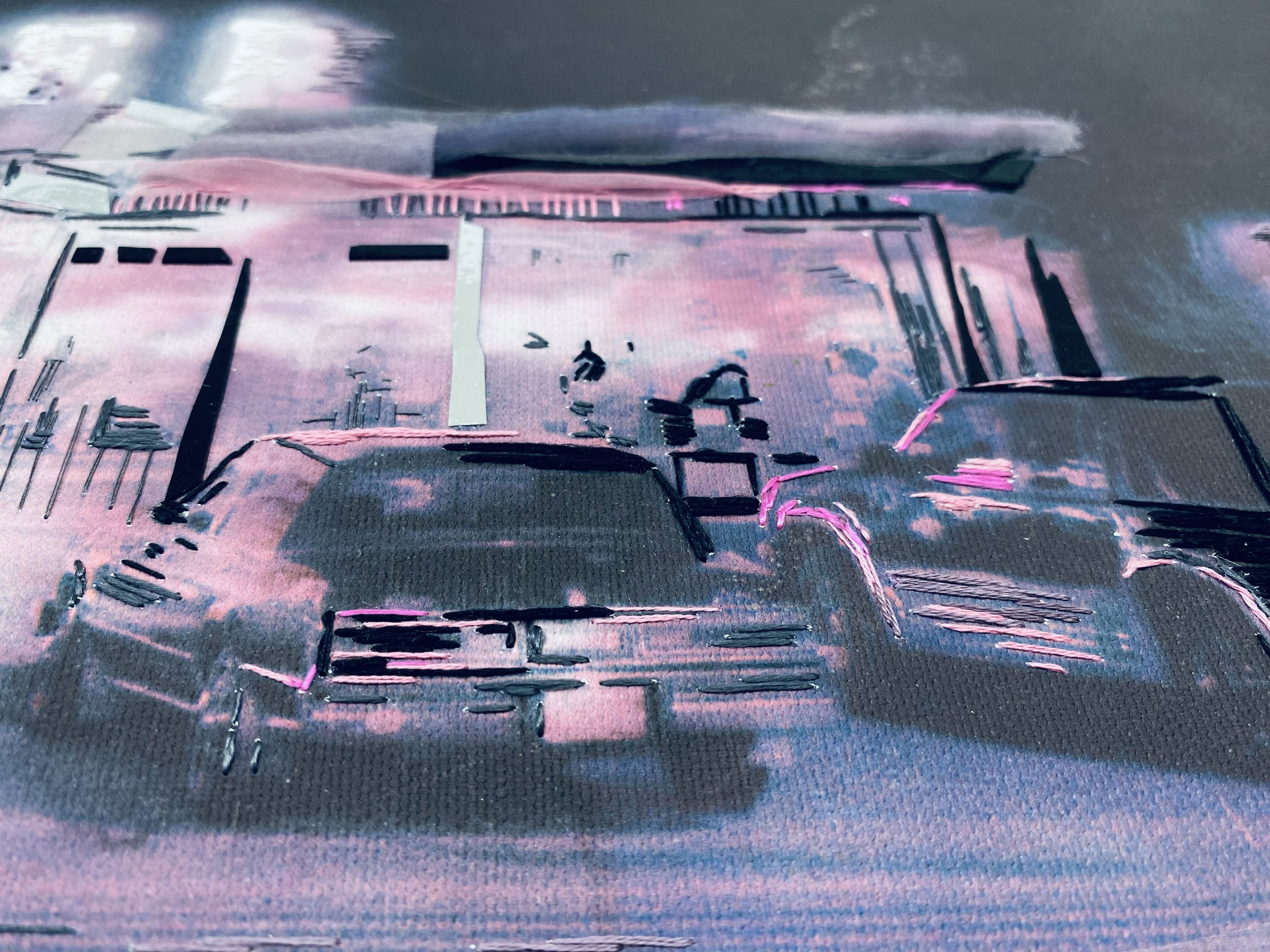 Threads of Time, Diner, 2025 - Robert Farber x Atelier Lebuisson (Close-up)