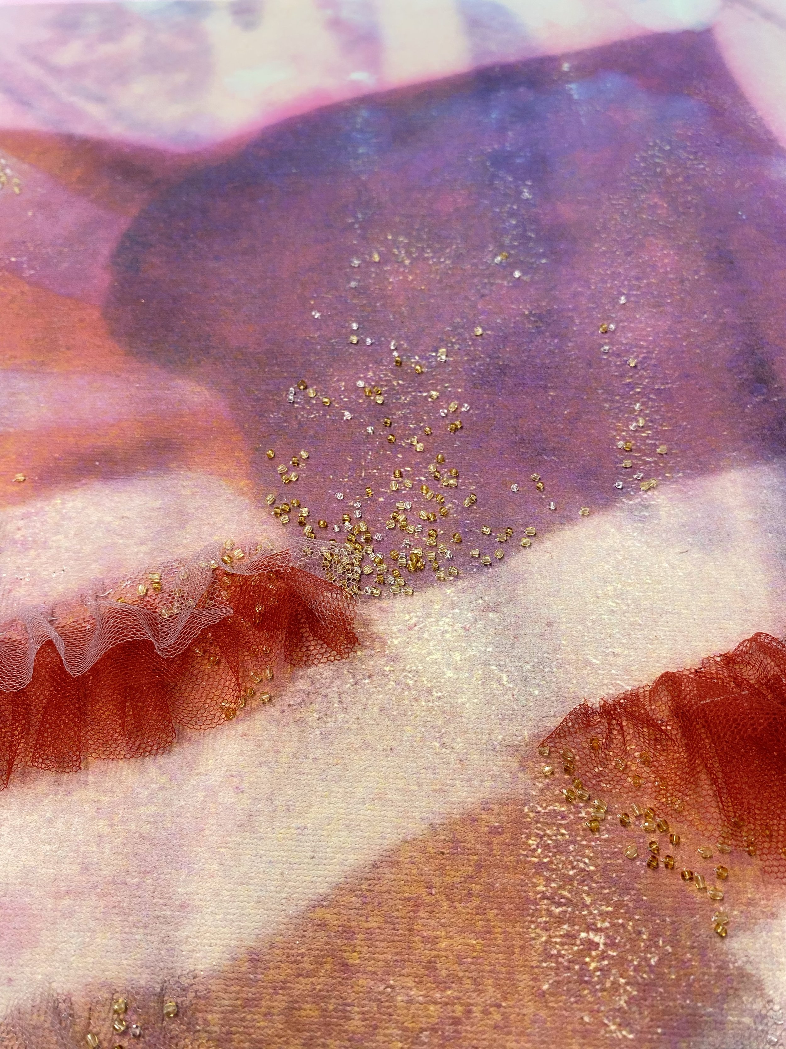  Threads of Time, American Flag, 2025 - Robert Farber x Atelier Lebuisson (Close-up)