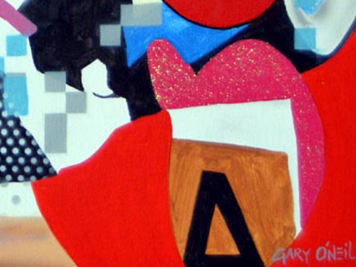 sing Garfied left the crime scene 61x51cm .jpg