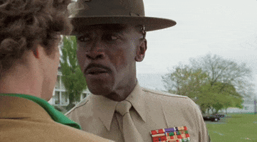 Louis Gossett Jr in An Officer and a Gentleman gif