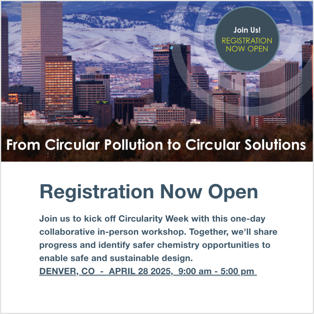 REGISTRATION NOW OPEN: From Circular Pollution to Circular Solutions
