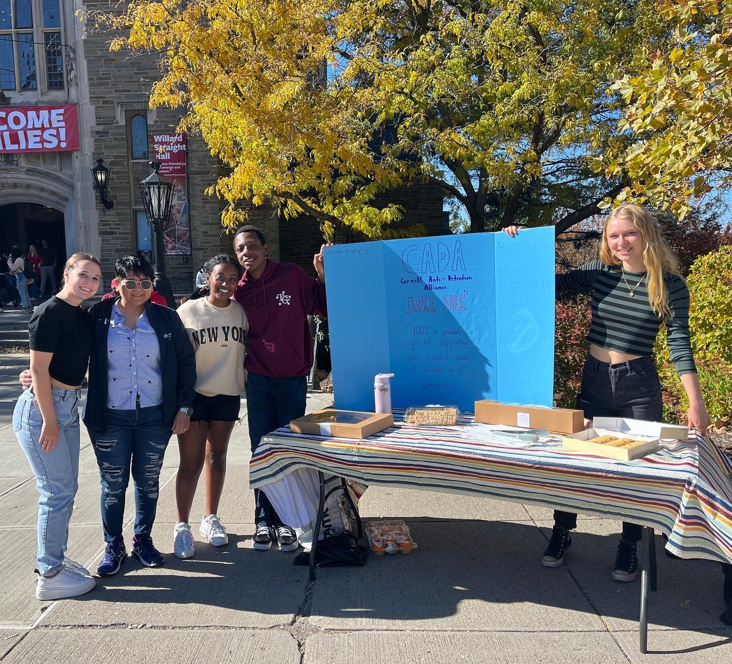 Thank you to everyone who came out to our bake sale today! We raised over $250 in commissary funds to support the care needs of people at the Buffalo Federal Immigration Detention Facility. 

Stay tuned for our next fundraiser!