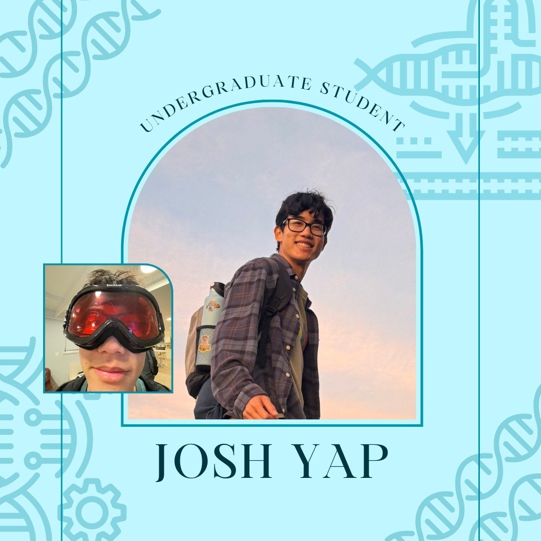 The final undergrad spotlight post for this academic year! Josh likes to play basketball and spikeball. He also often watches sports, goes hiking, and plays games with friends!