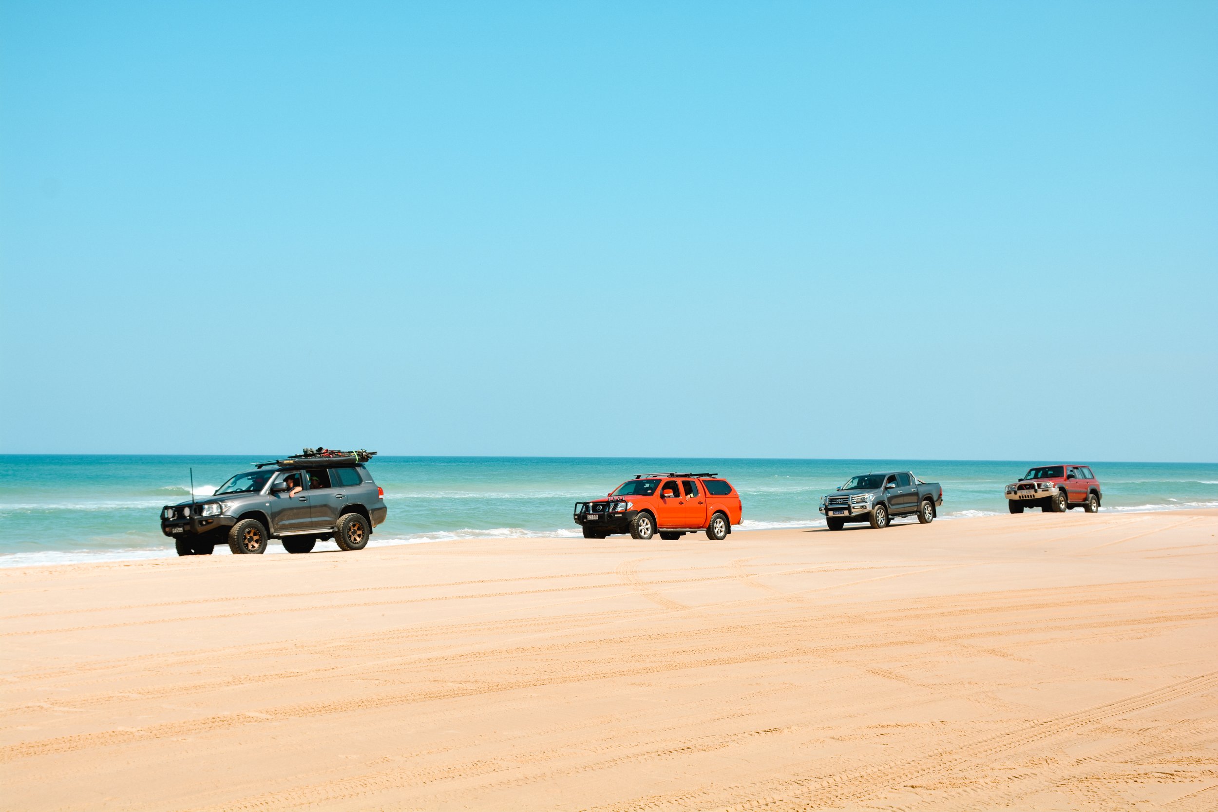 4WDing on 75 Mile Beach